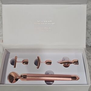 MONAT 4 In 1 Bar Facial Massager Brand Rose Gold